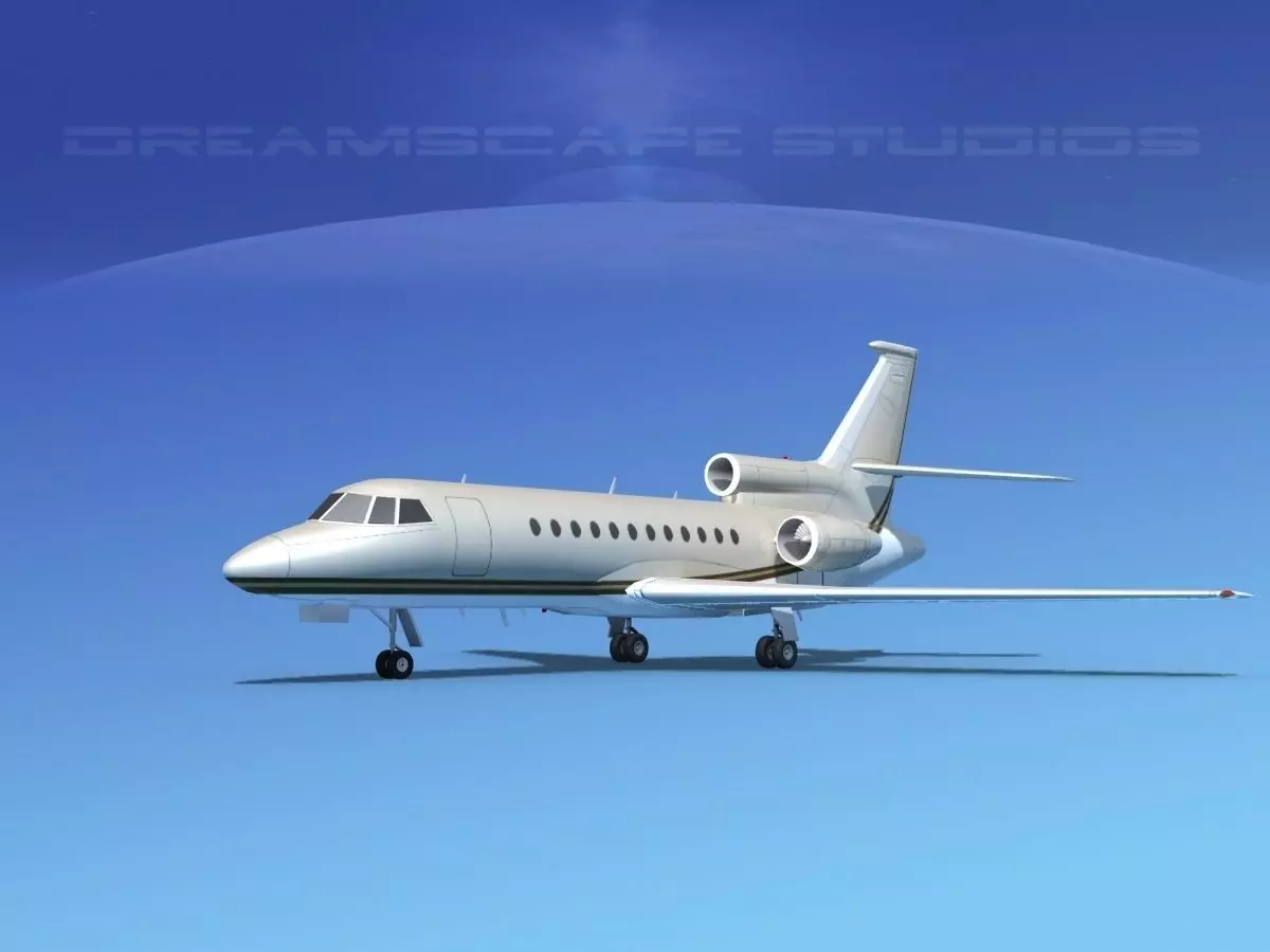 Dassault Falcon 900 V14 3D model_0