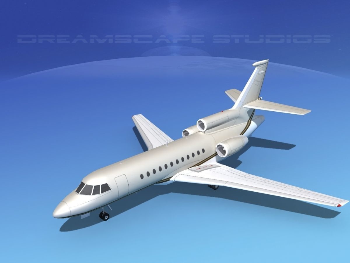 Dassault Falcon 900 V14 3D model_9