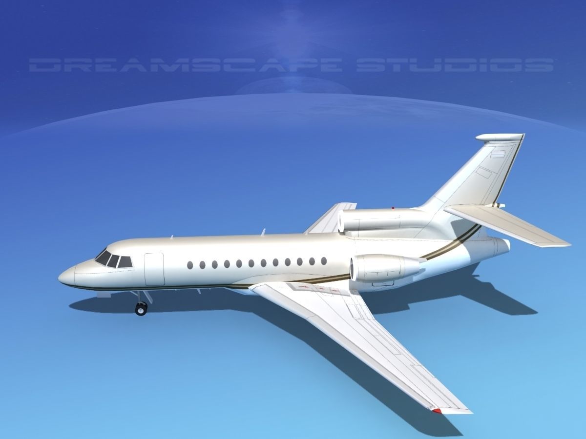 Dassault Falcon 900 V14 3D model_8