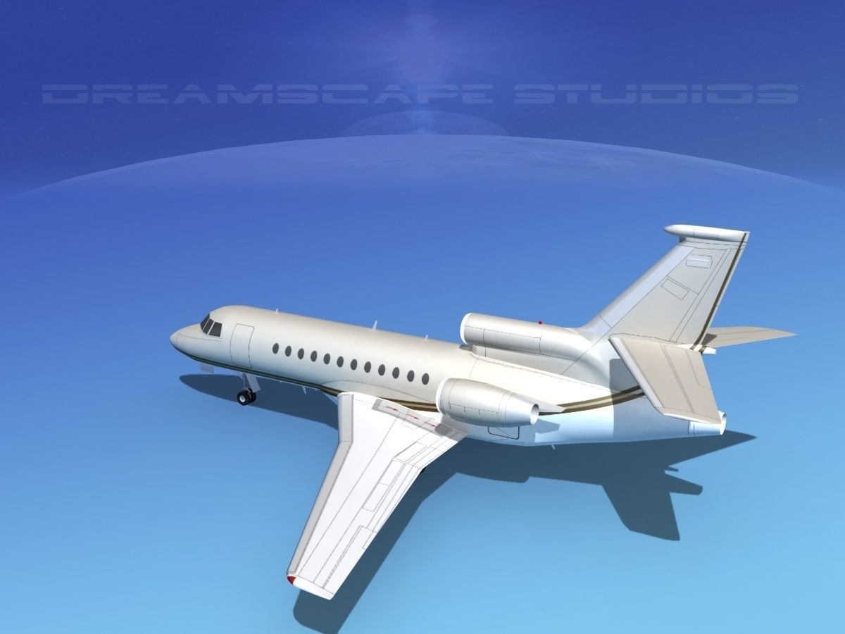 Dassault Falcon 900 V14 3D model_7