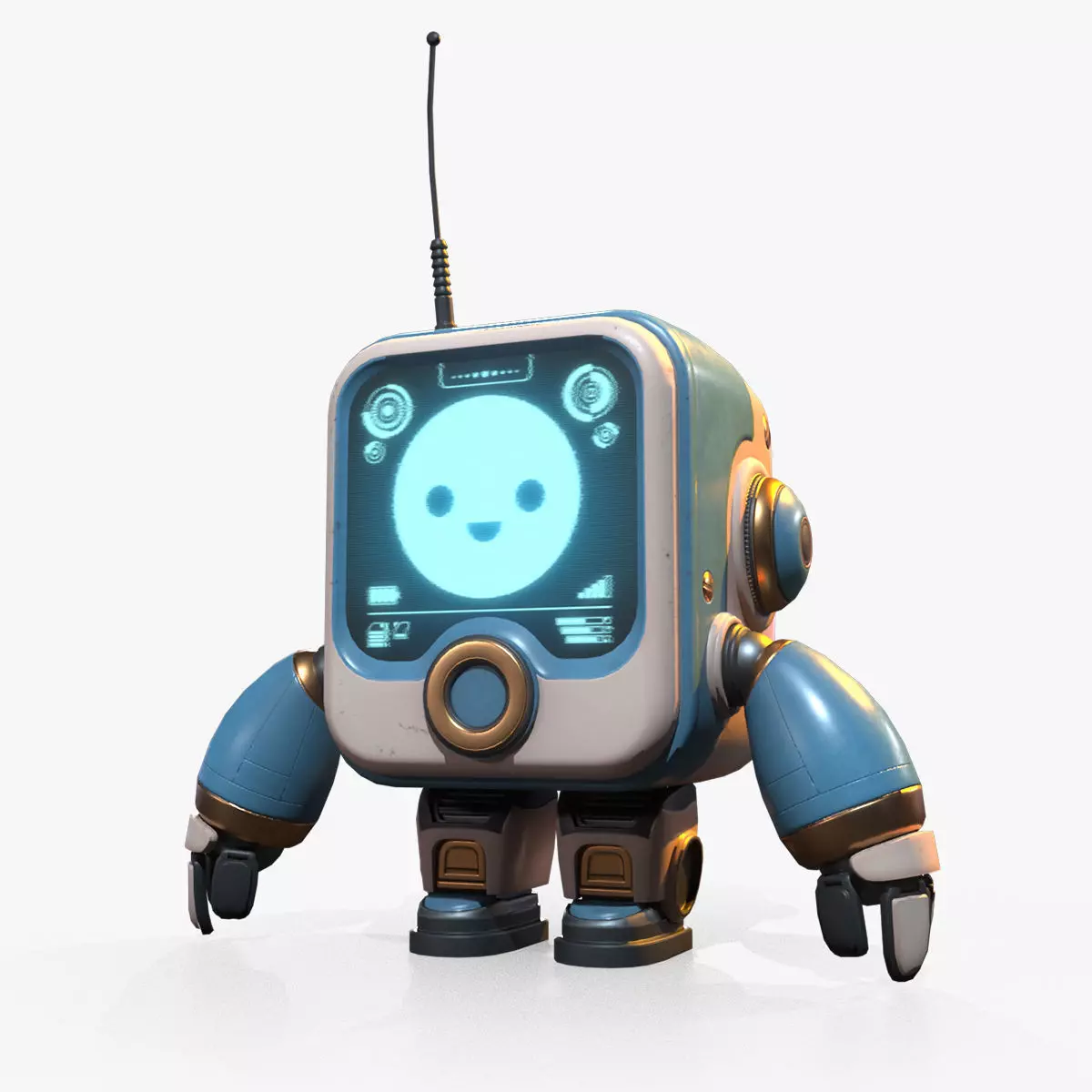 Cute Robot 3D model