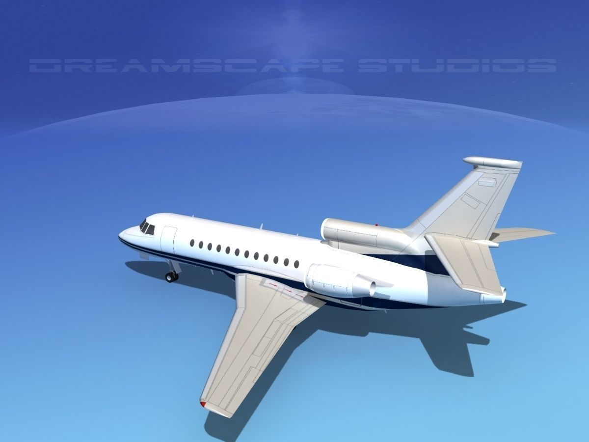 Dassault Falcon 900 V15 3D model_7