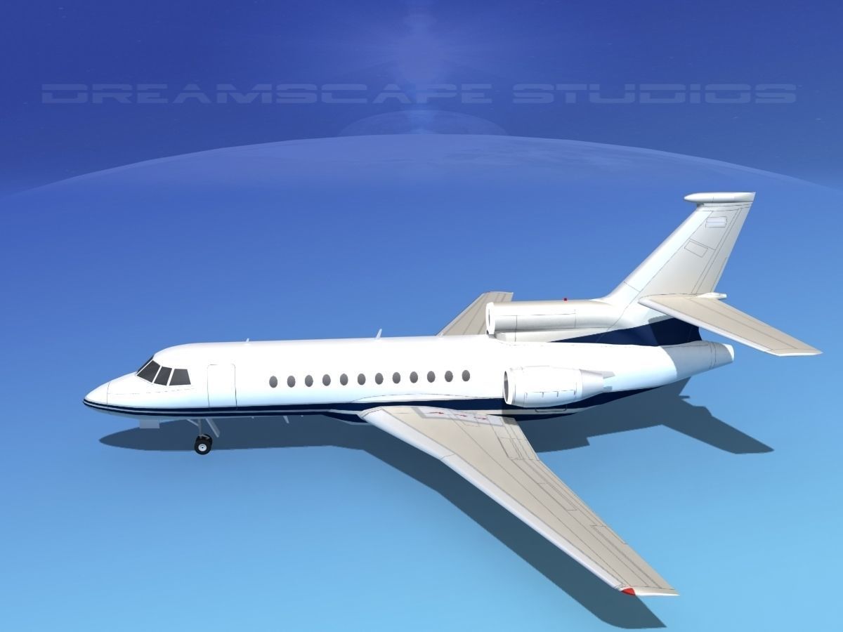 Dassault Falcon 900 V15 3D model_8
