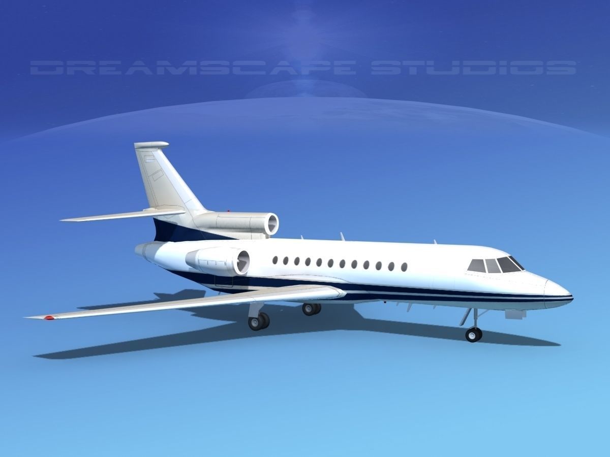 Dassault Falcon 900 V15 3D model_2