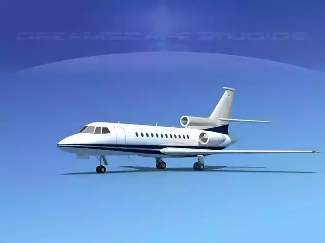 Dassault Falcon 900 V15 3D model