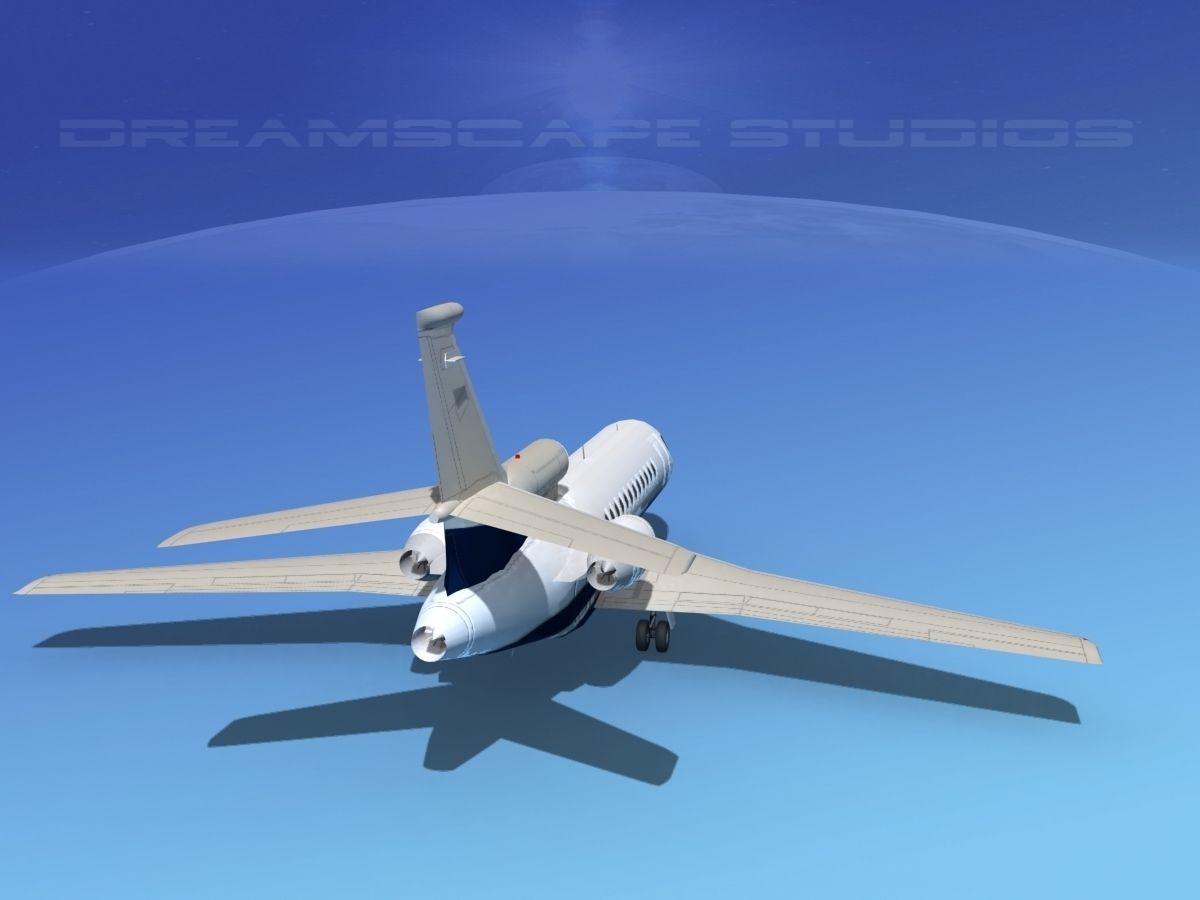 Dassault Falcon 900 V15 3D model_5