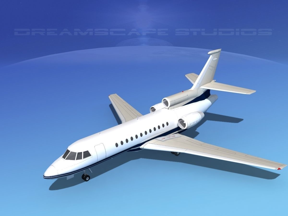 Dassault Falcon 900 V15 3D model_9