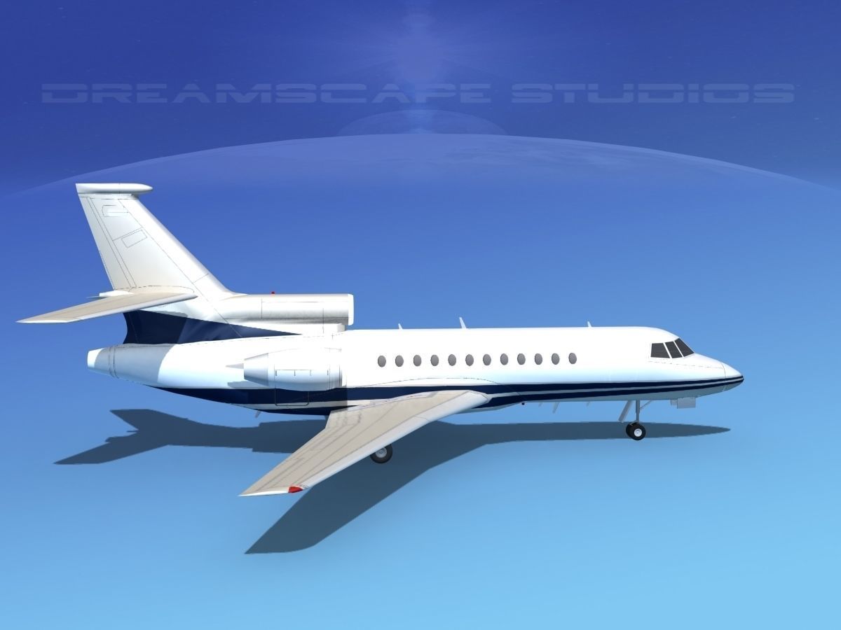 Dassault Falcon 900 V15 3D model_3