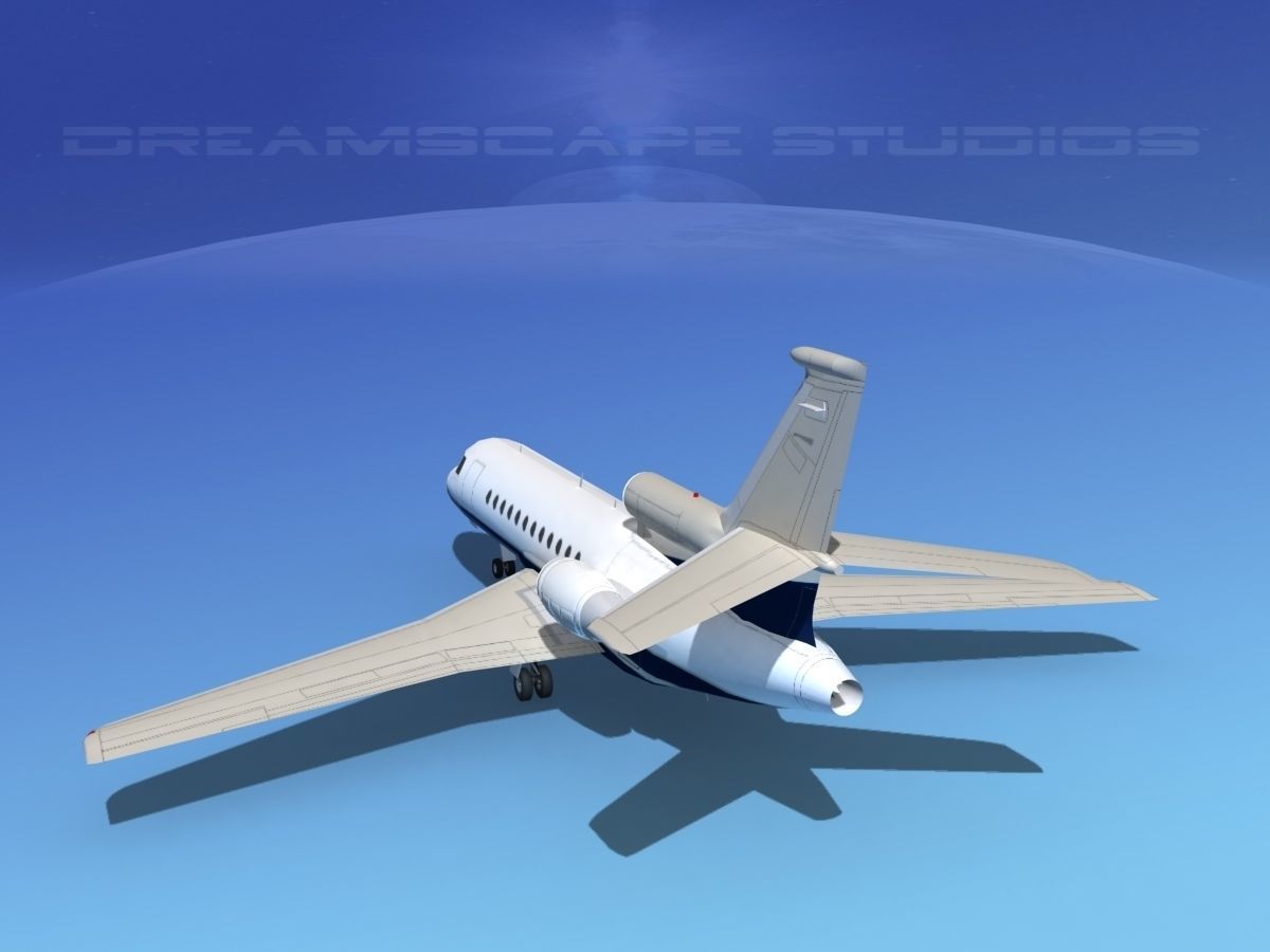 Dassault Falcon 900 V15 3D model_6