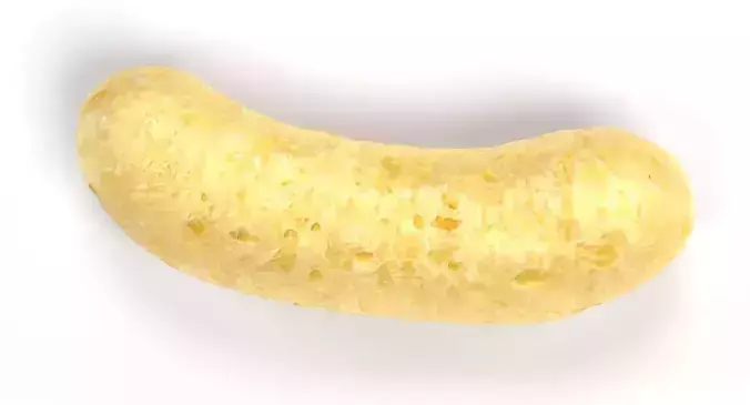 Corn Puff - Extruded Snack 3D model 3
