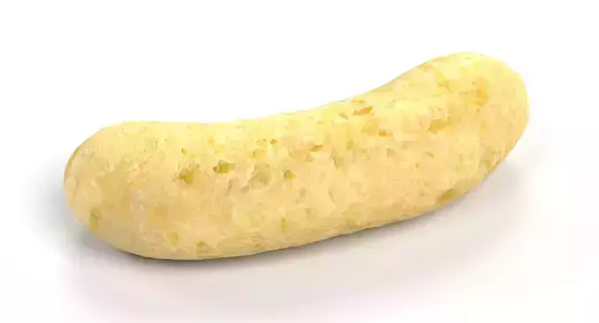 Corn Puff - Extruded Snack 3D model 4