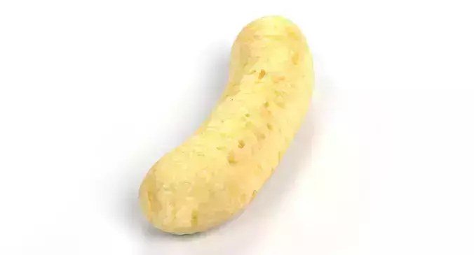 Corn Puff - Extruded Snack 3D model 5