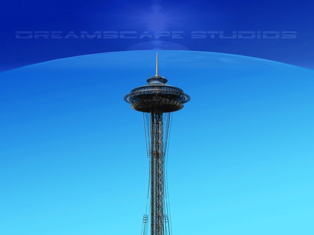 Seattle Space Needle 3D model_21