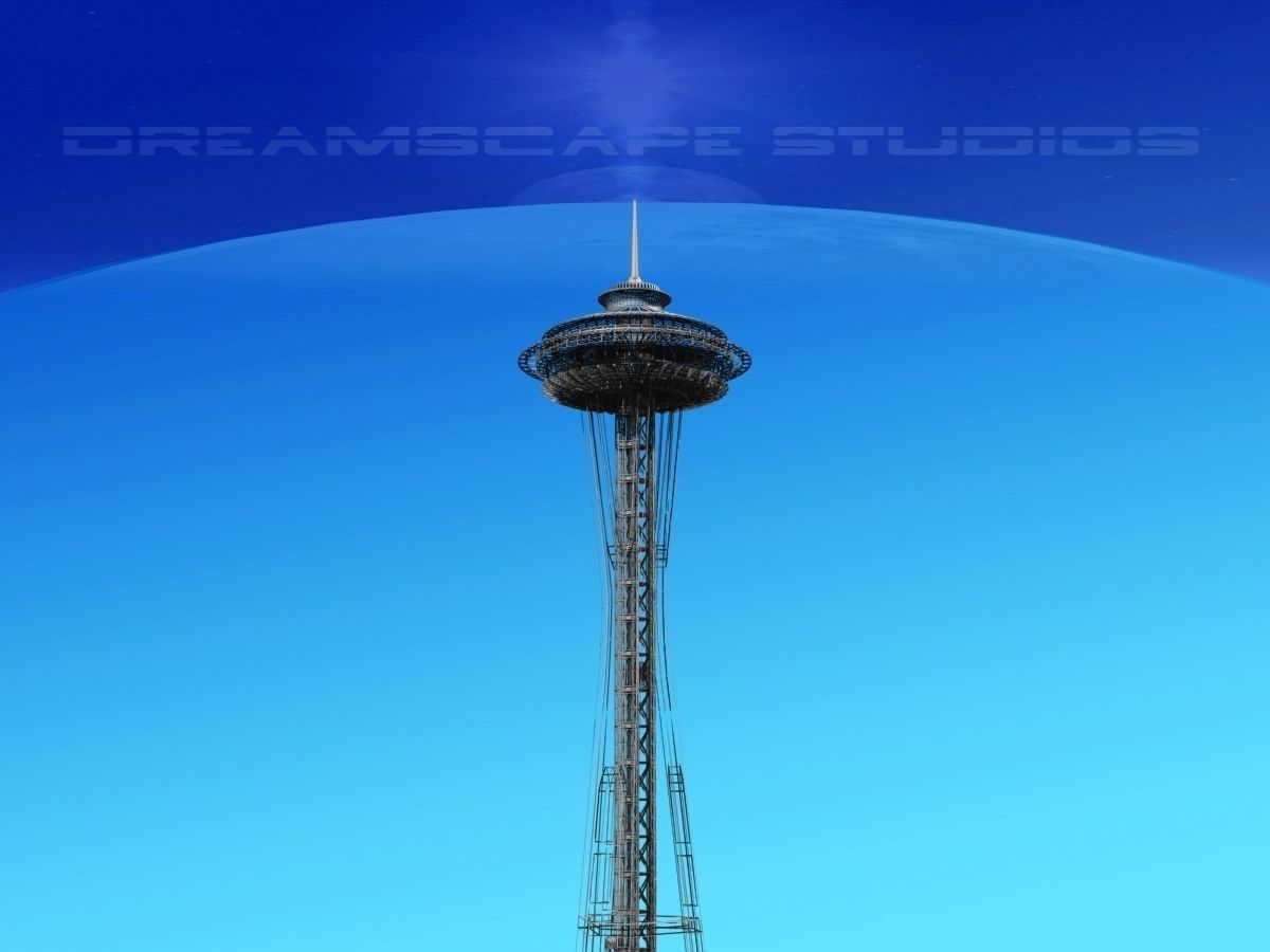 Seattle Space Needle 3D model_19