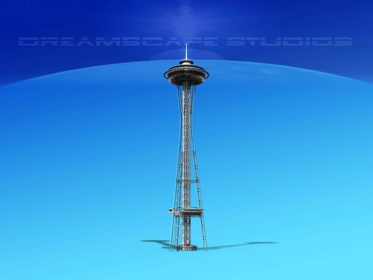 Seattle Space Needle 3D model_18