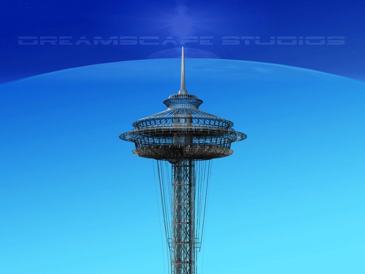 Seattle Space Needle 3D model_22