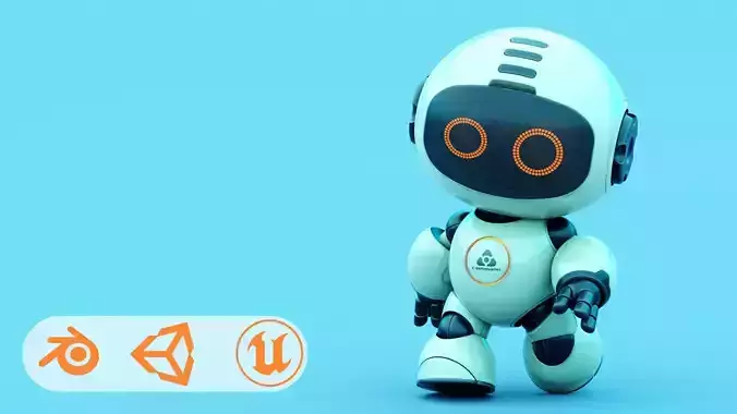 ROBO G-4  Rigged for Unreal Engine - Unity - MIXAMO