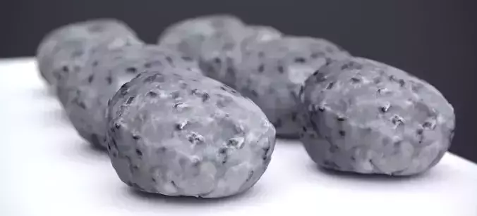 BLACK SESAME MOCHI 2025 3D model 7