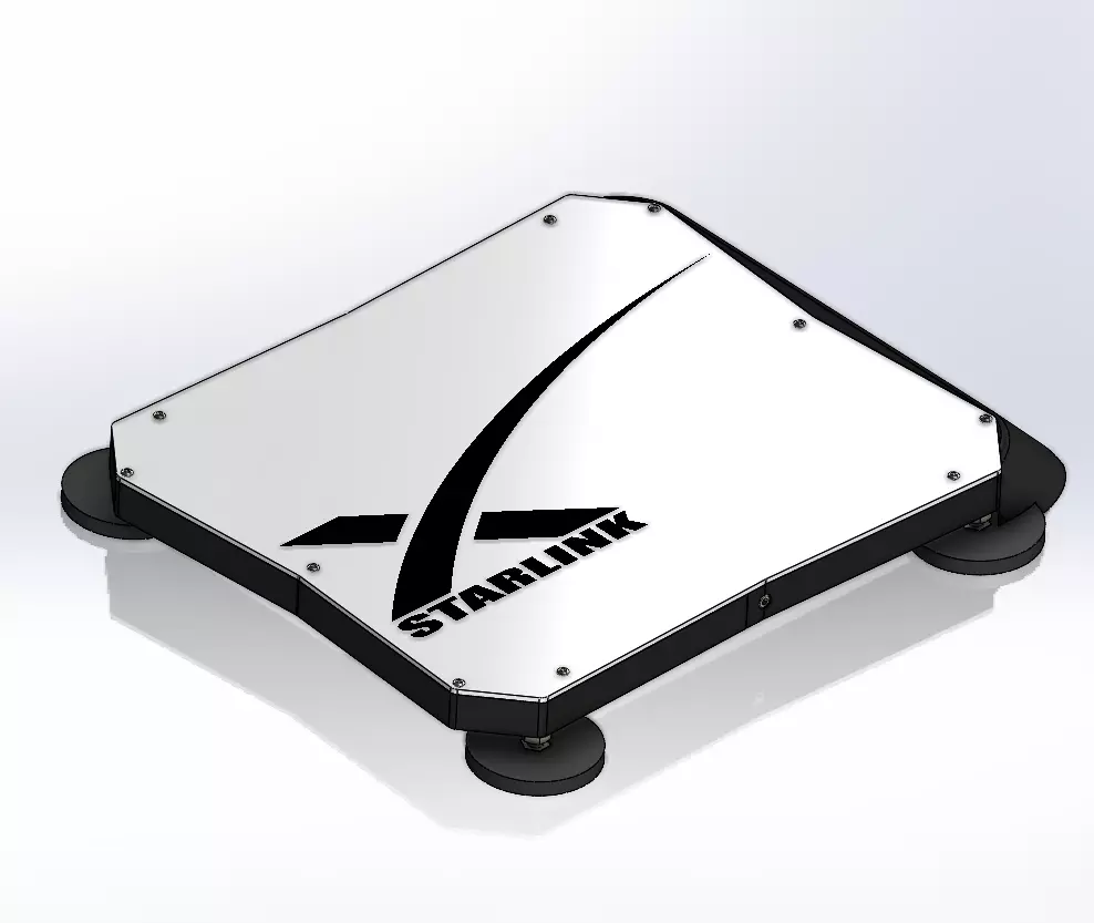 ROOF support for starlink mini antenna - Mod21 3D print model