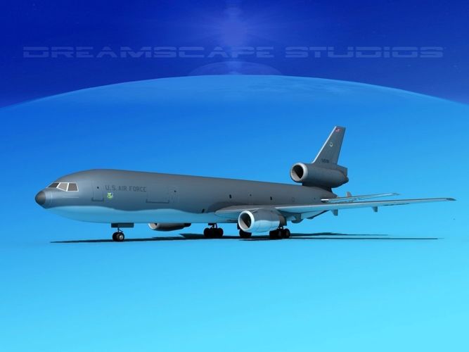 McDonnell Douglas KC-10 USAF 2 3D model