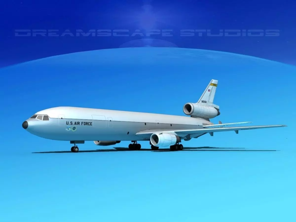McDonnell Douglas KC-10 USAF 3 3D model