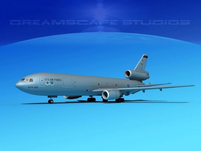 McDonnell Douglas KC-10 USAF 4 3D model