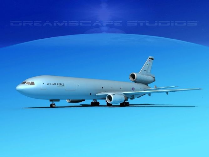 McDonnell Douglas KC-10 USAF 5 3D model