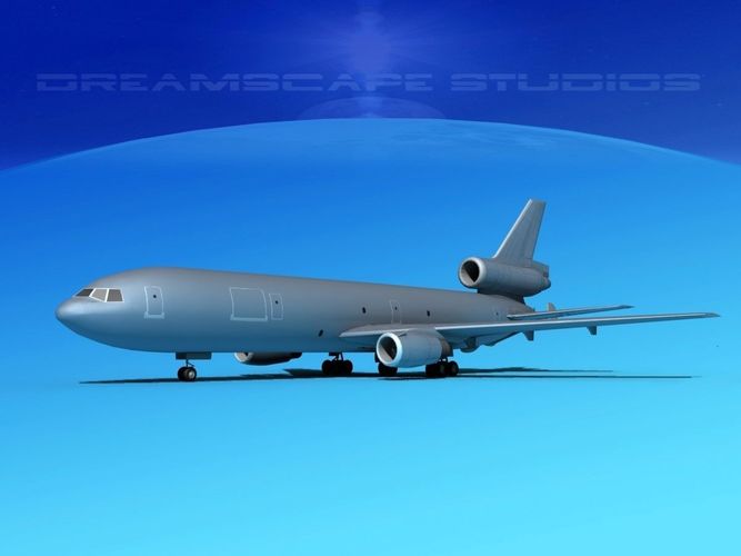McDonnell Douglas KC-10 Unmarked 3D model