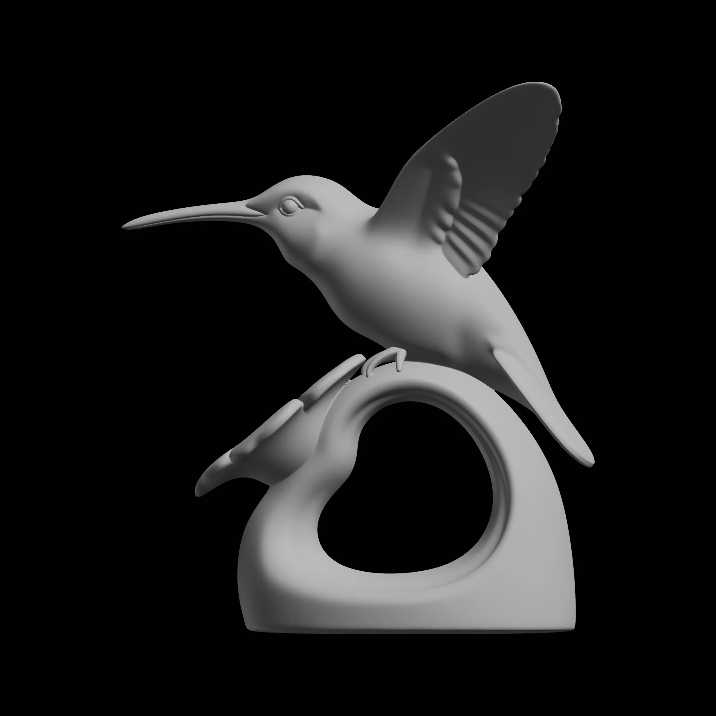 Hummingbird 3D print model