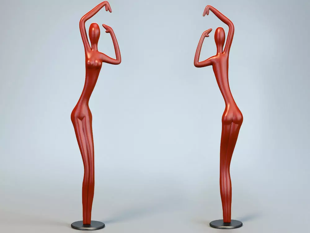 Sculpture Dance Woman P 3D print model