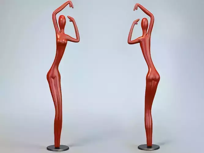 Sculpture Dance Woman