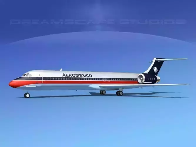 McDonnell Douglas MD-87 Aero Mexico 2