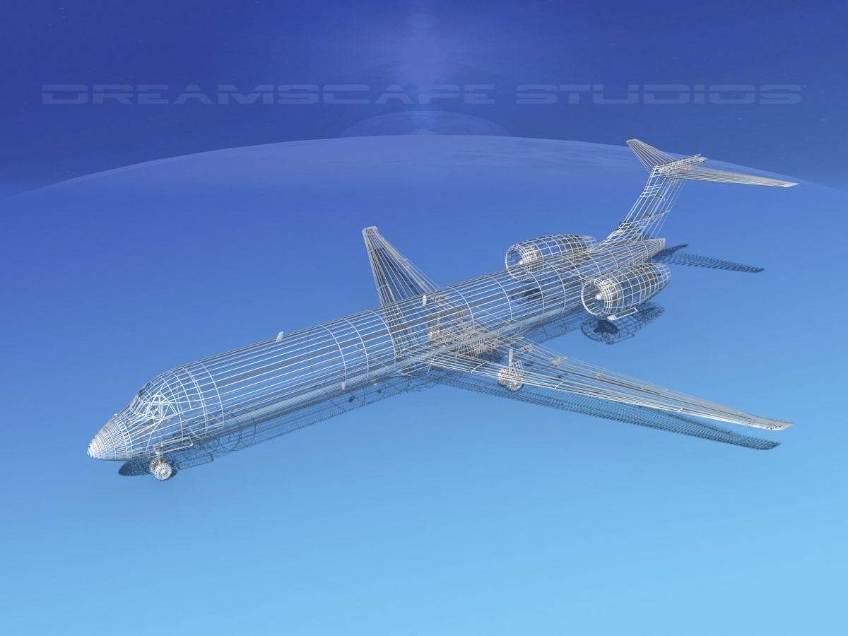 McDonnell Douglas MD-87 Alitalia 3D model_16