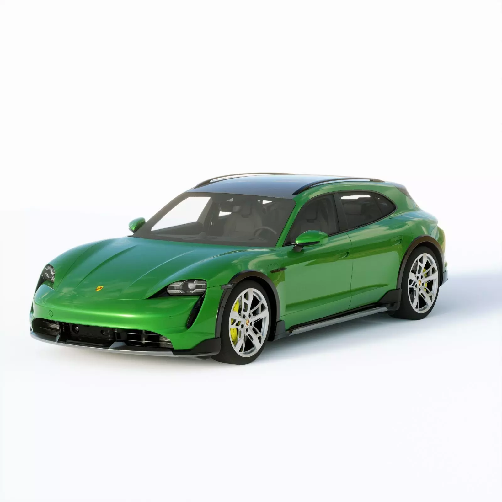 Porsche Taycan Turbo S 2021 3D model