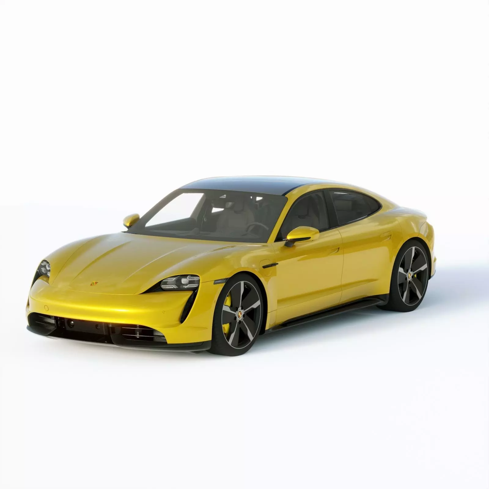 Porsche Taycan Turbo S 2020 3D model