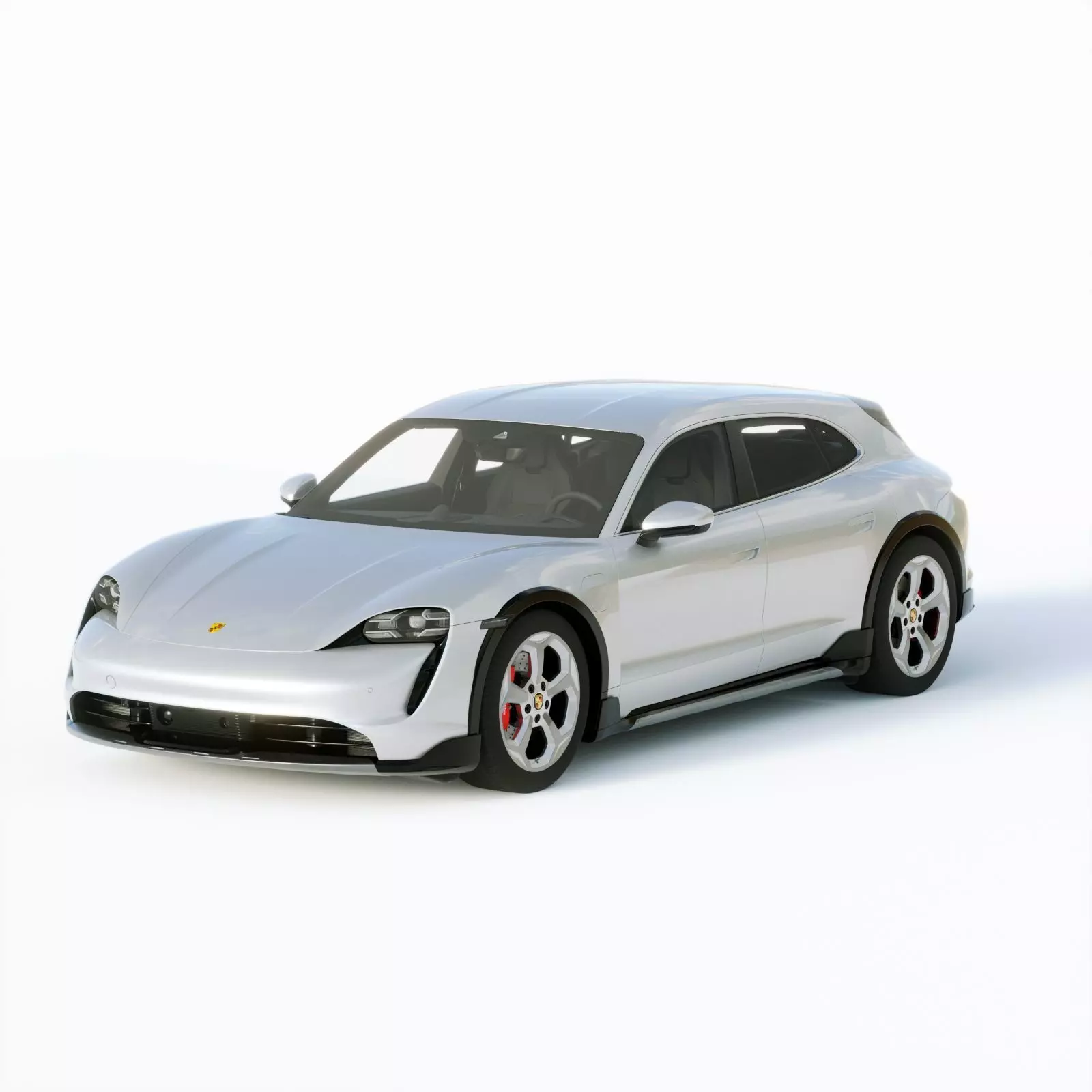 Porsche Taycan 4S Cross Turismo 2021 3D model