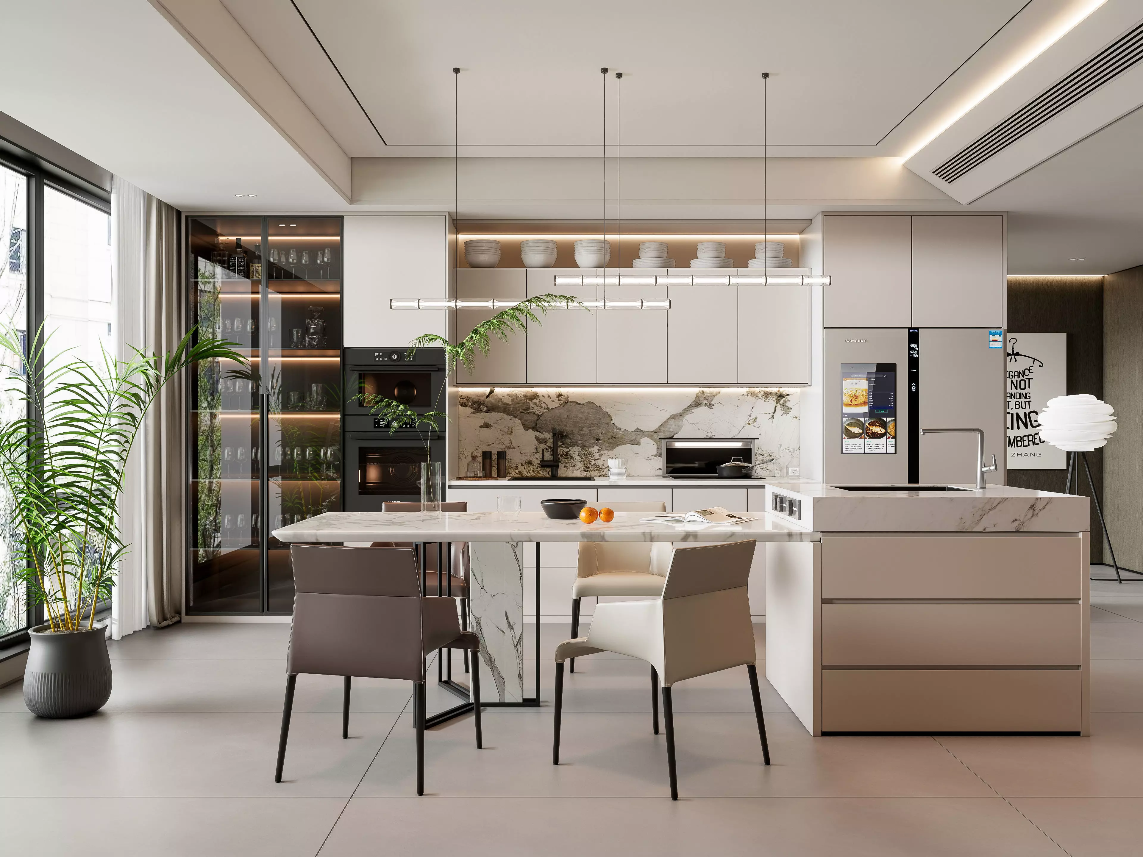 Kitchen Modern interior 112 3D model