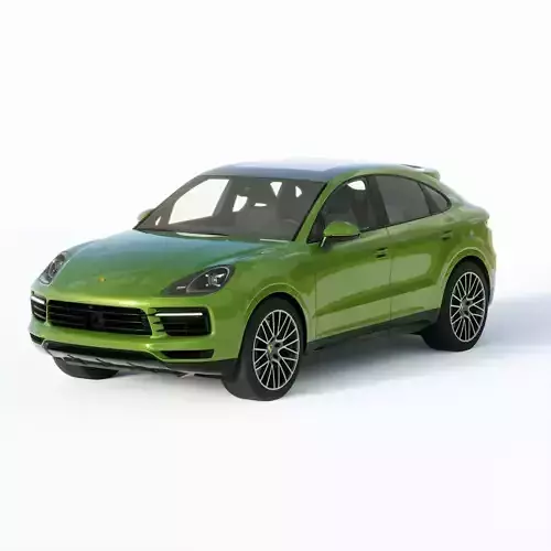 Porsche Cayenne S coupe 2020 3D model
