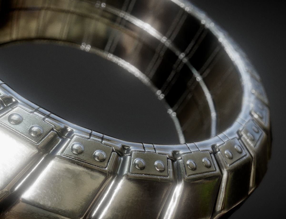 Futuristic Tire Collection Low-poly 3D model_46