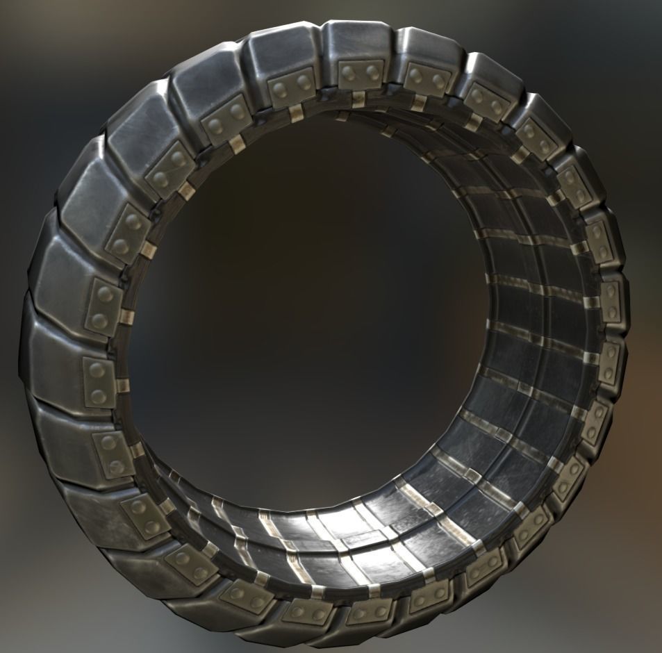 Futuristic Tire Collection Low-poly 3D model_28