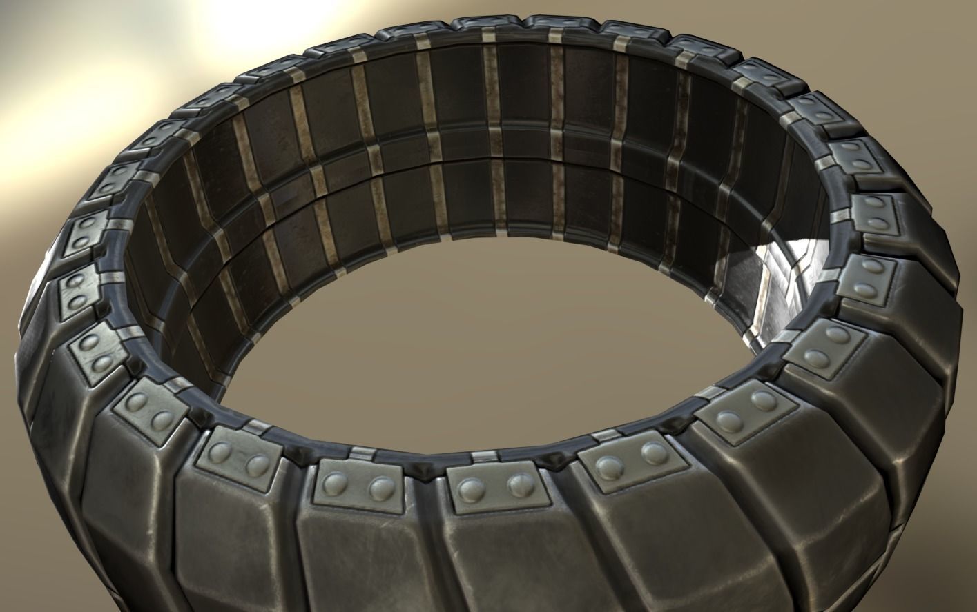 Futuristic Tire Collection Low-poly 3D model_58