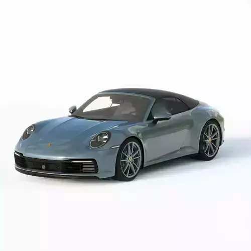 Porsche 911 Carrera 4s cabrio 2019 3D model