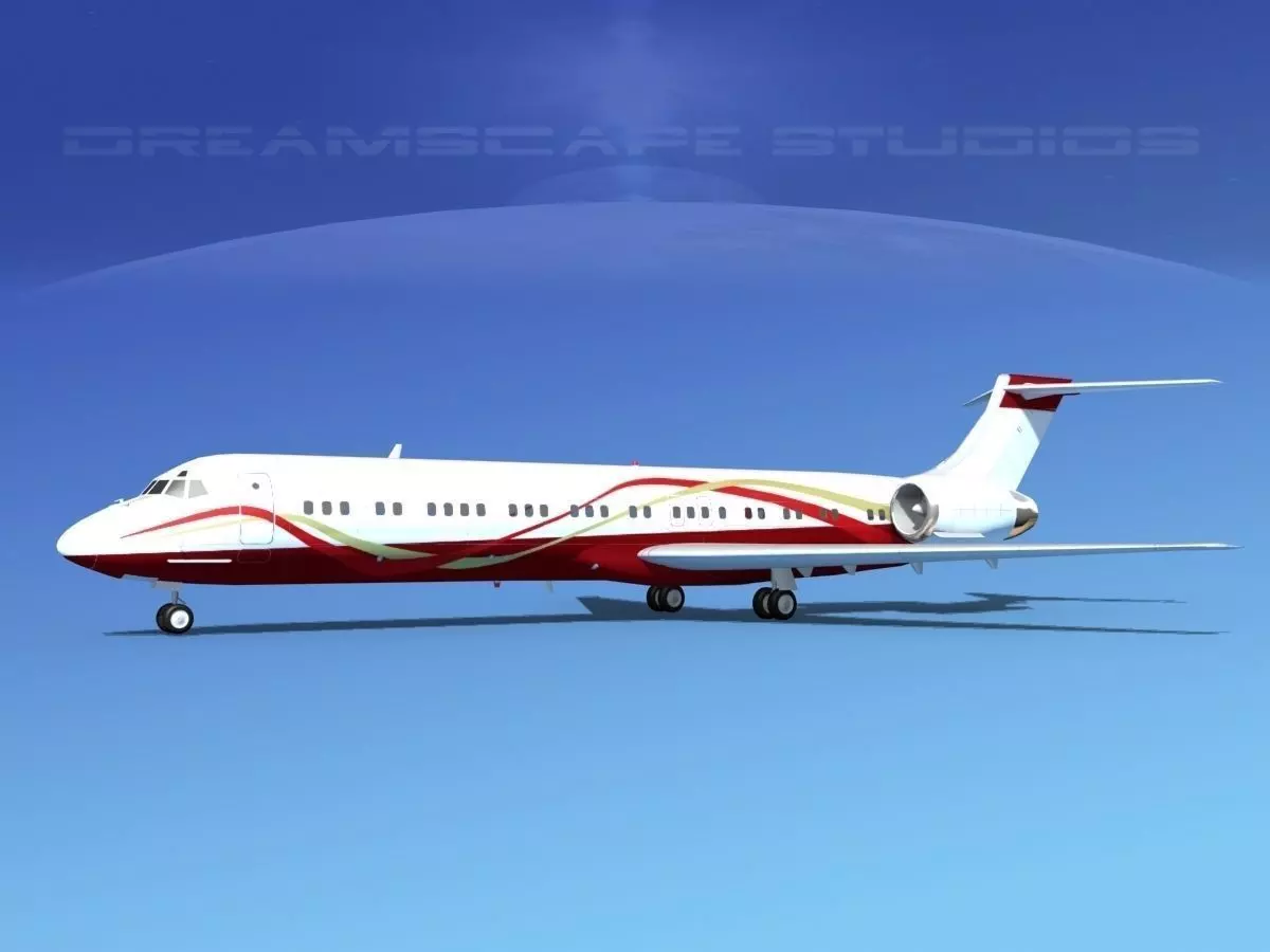 McDonnell Douglas MD-87 Corporate 1 3D model