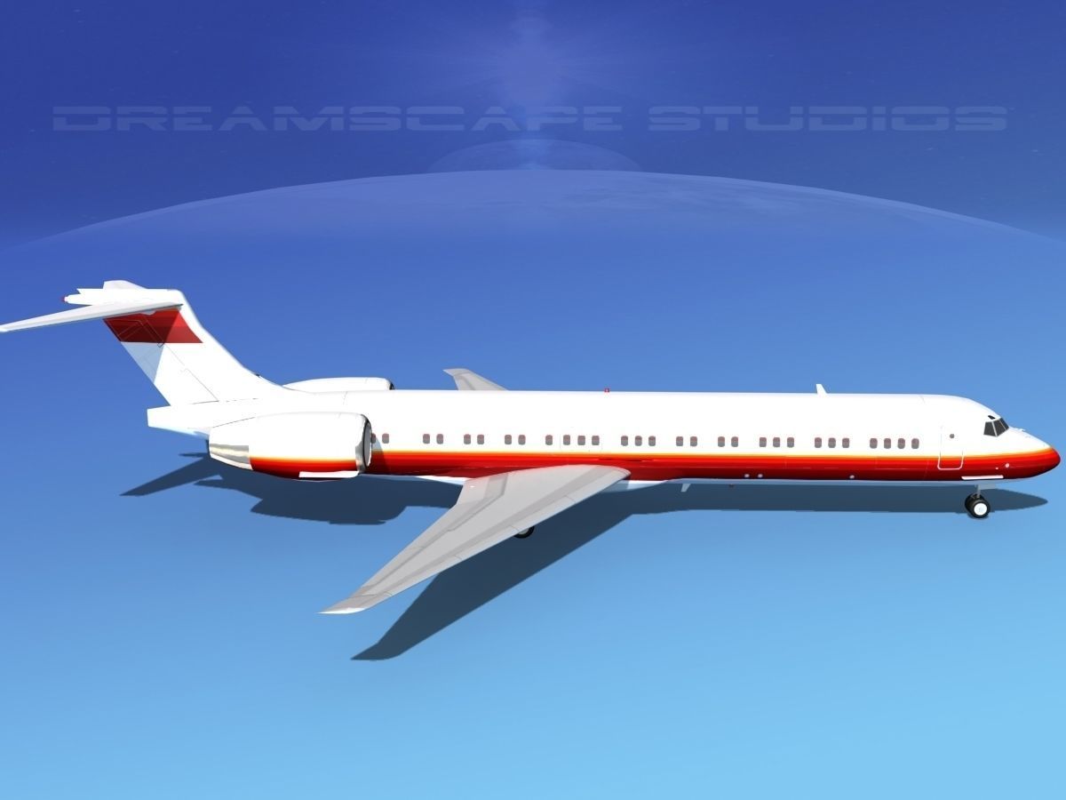 McDonnell Douglas MD-87 Corporate 12 3D model_6