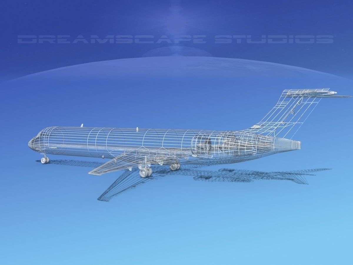 McDonnell Douglas MD-87 Corporate 12 3D model_13