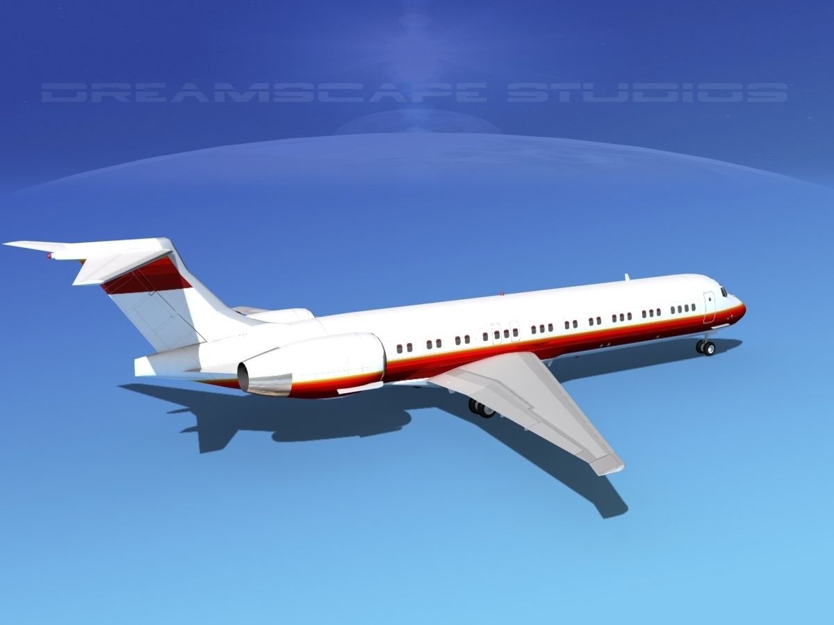 McDonnell Douglas MD-87 Corporate 12 3D model_5