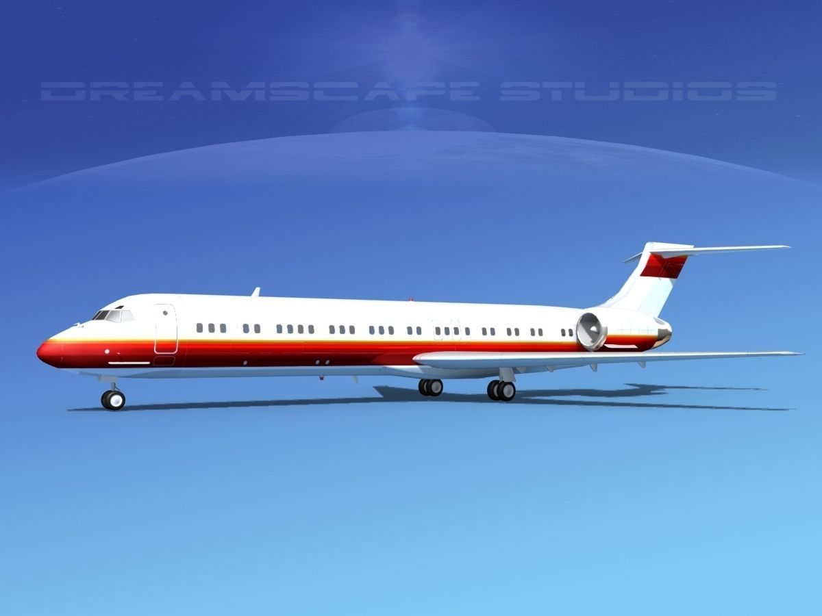 McDonnell Douglas MD-87 Corporate 12 3D model_1