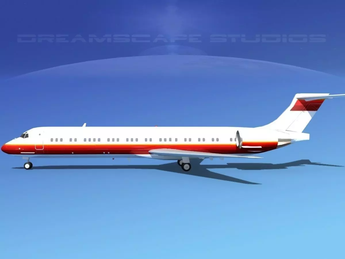 McDonnell Douglas MD-87 Corporate 12 3D model_0
