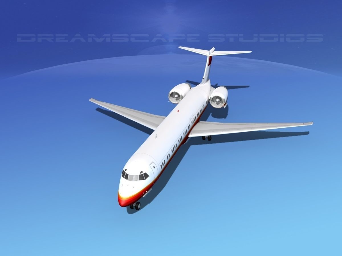 McDonnell Douglas MD-87 Corporate 12 3D model_9