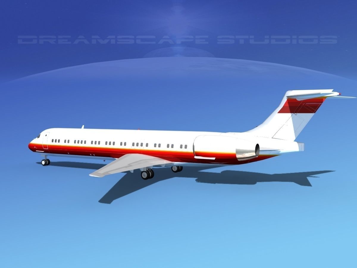 McDonnell Douglas MD-87 Corporate 12 3D model_2